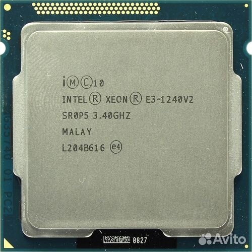 Продаю процессор Xeon e3 1240v2. 4/8 3800ггц