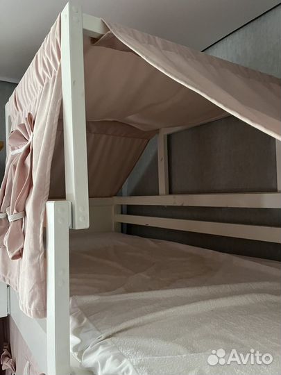Двухъярусная кровать домик бу
