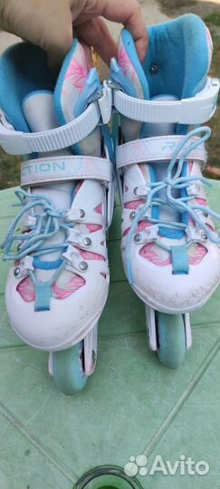 Роликовые коньки детские раздвижные