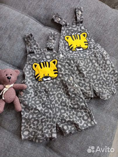 Одежда для двойни. Комбинезон детский летни