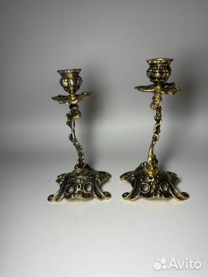 Подсвечник бронза