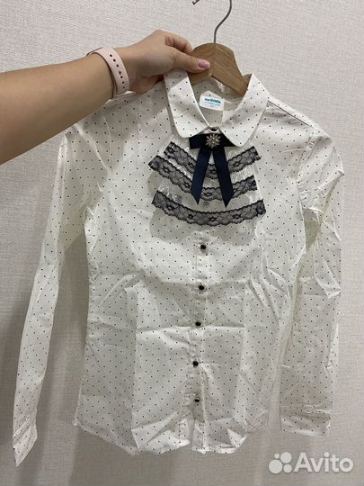 Рубашка школьная для девочки 152-76-63