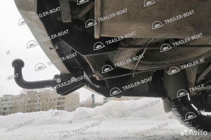 Фаркоп Nissan AD (Y11) 2WD/4WD 1999-2008, рама и крюк-шар 50 мм, 44197