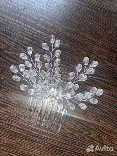 Гребень для волос свадебный украшение