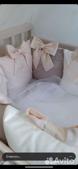 Бортики в детскую кроватку