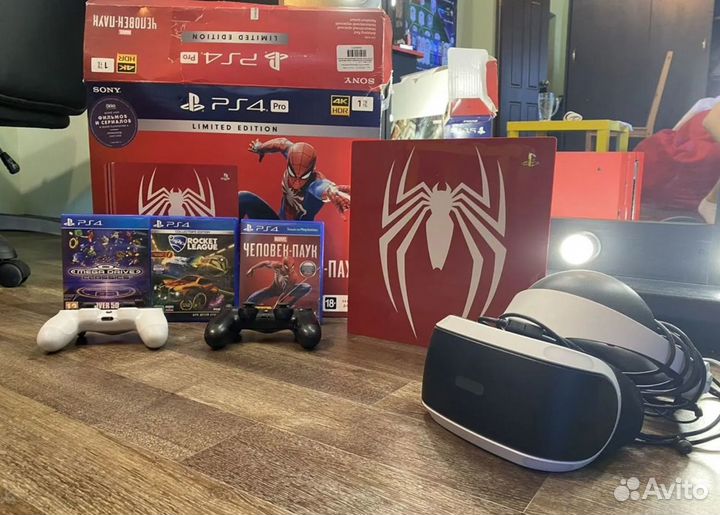 Прокат Ps4, аренда Ps5, игровая приставка тв VR