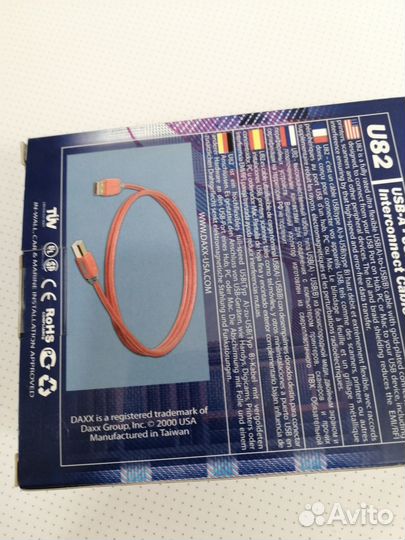 Кабель usb a b Daxx U82 Metropolis США