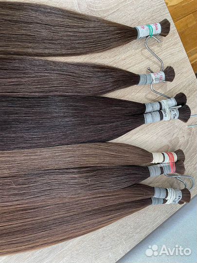 Волосы натуральные для наращивания срезы премиум