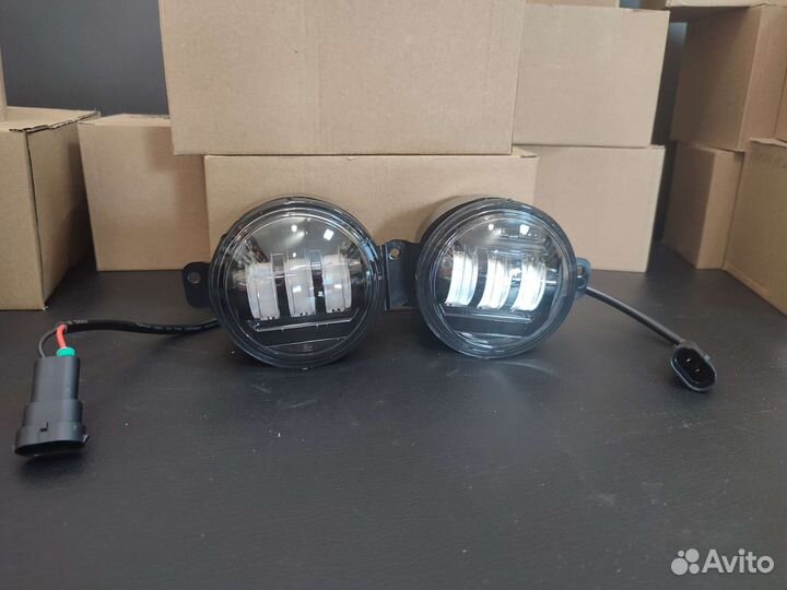 Противотуманные фары led на ford focus 2 дорестайл