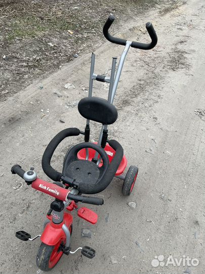 Велосипед бу 3 х колесный с ручкой