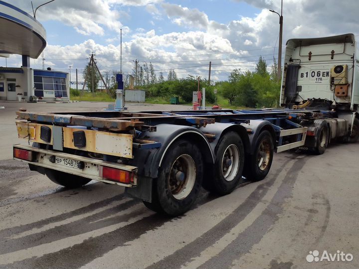 Полуприцеп контейнеровоз Van Hool контейнеровоз, 1997