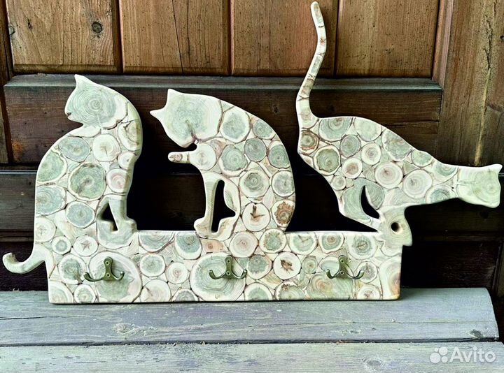 Спилы и панно из можжевельника