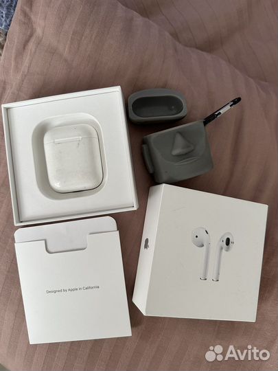 Беспроводные наушники apple airpods 2