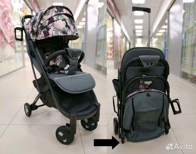 Коляска складной прогулочный