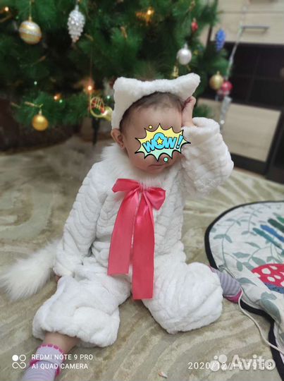 Новогодний костюм кошка (2-4 года)