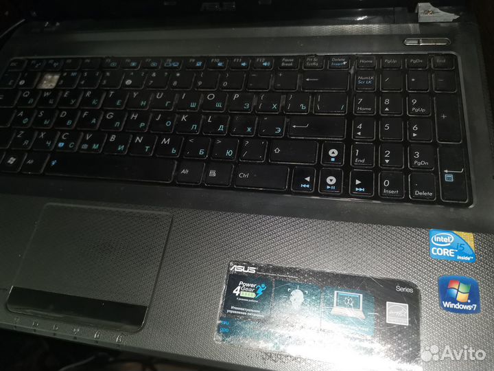 Ноутбук на i5 Asus Асус A52J