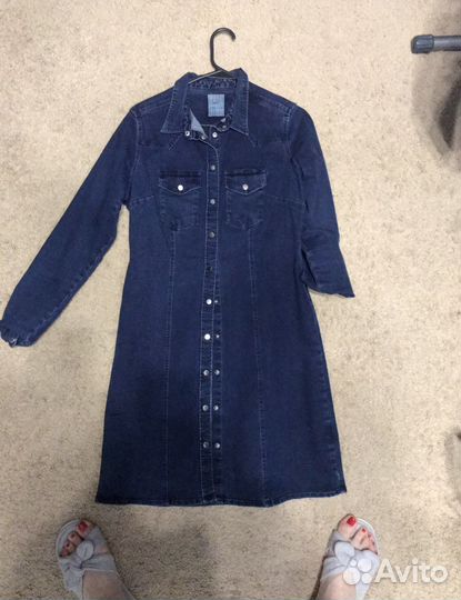 Джинсовое платье