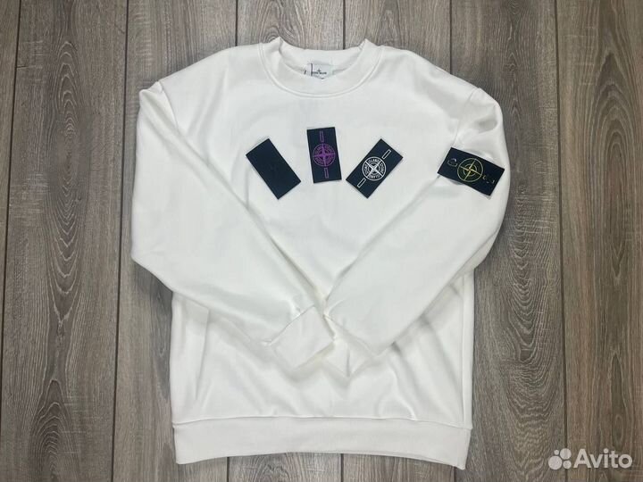 Свитшот stone island флис (под заказ 3-7 дней)