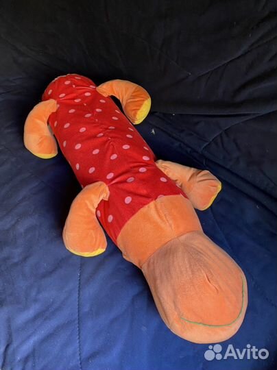 Мягкая игрушка бегемот IKEA икеа