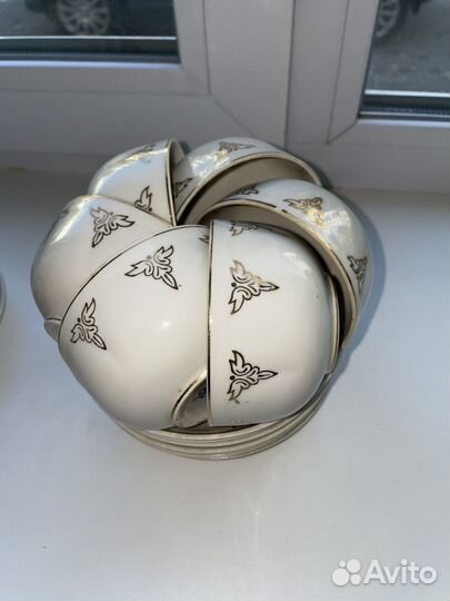 Чашка с блюдцем фарфор СССР