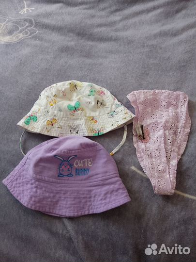 Панамы для девочки 2-4 года