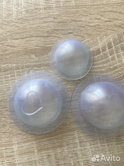 Пластиковая форма для бомбочек (сфера с сердцем)