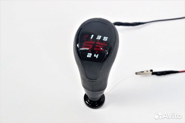 Ручка кпп SE Black с LED Белой подсветкой для Ваз