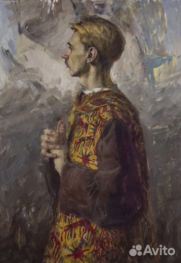 Картина маслом. Мужской портрет