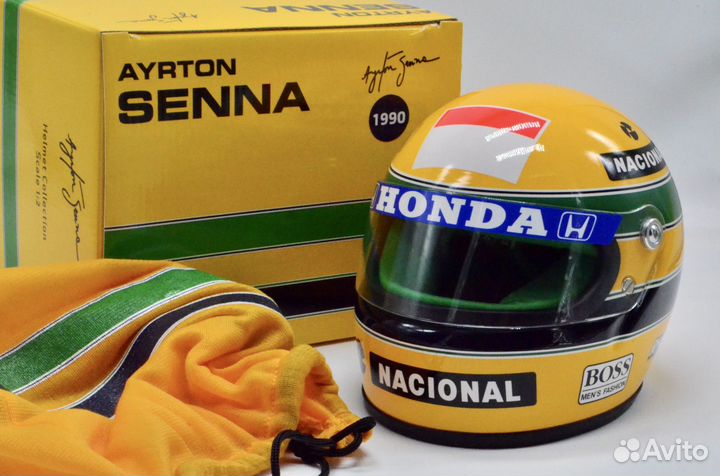 1/2, Ayrton Senna шлем 1990 года Чемпион Мира