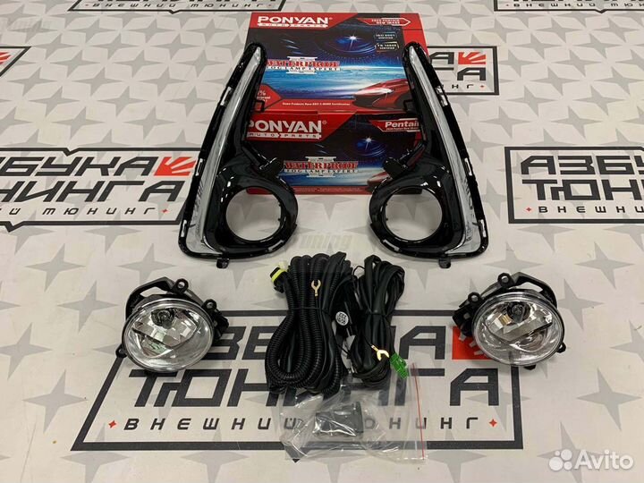 Туманки Toyota Vitz 130 2017-2020 год Q9445