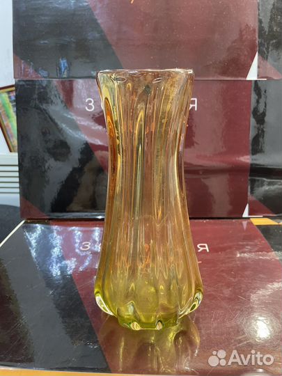 Ваза Чешское Стекло СССР