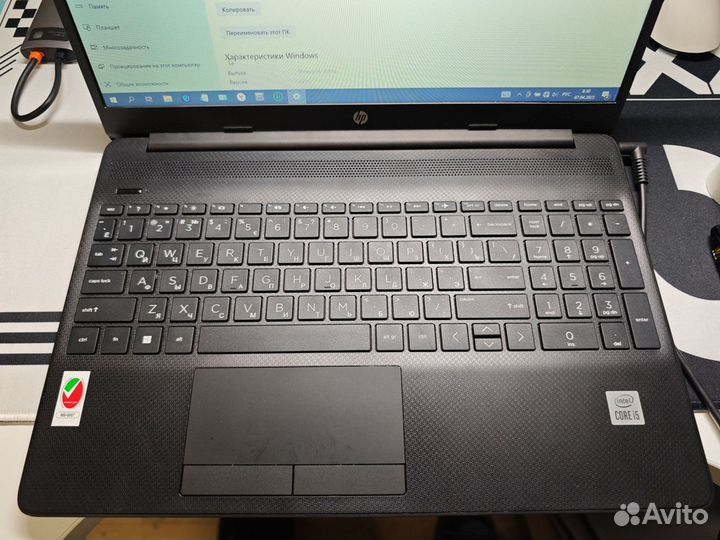 Ноутбук HP laptop 15 i5 10210u 8/256