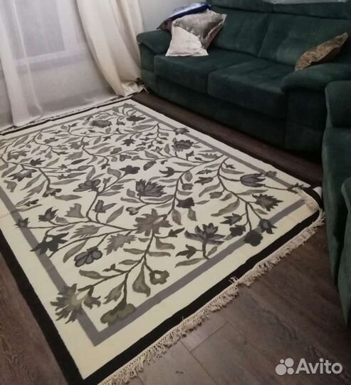 Ковёр шерсть безворсовый Икея IKEA новый