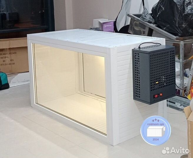 Стол флориста с встроенным холодильником