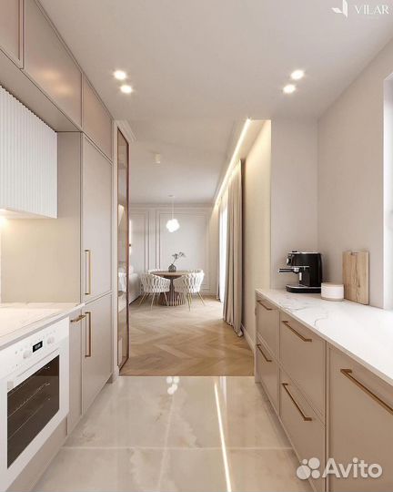 Красивый кухонный гарнитур