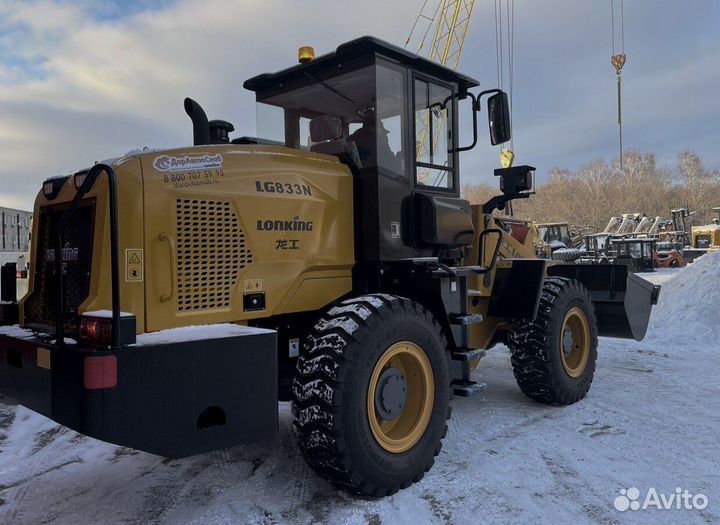 Фронтальный погрузчик Lonking LG833N, 2023
