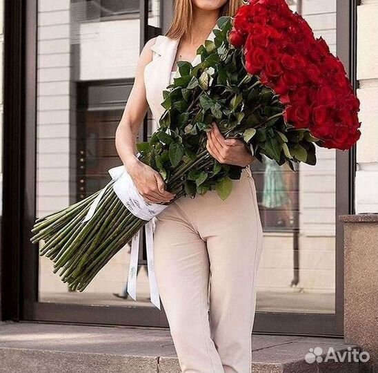 Цветы розы букеты 25 31 35 51 101 251 Доставка