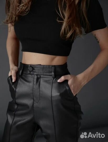 Кожаные брюки