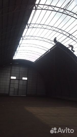 Ангар каркасный