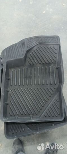 Резиновые коврики салона Калина. Комплект из 4 шт