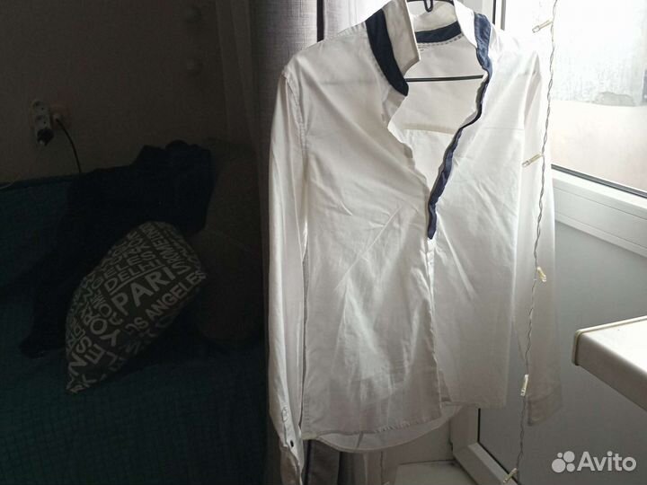 Белая рубашка 164