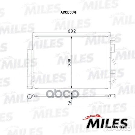 Радиатор кондиционера accb034 Miles