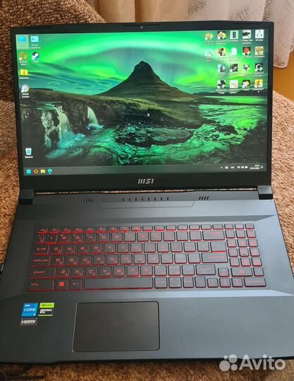 Ноутбук msi gf76 katana