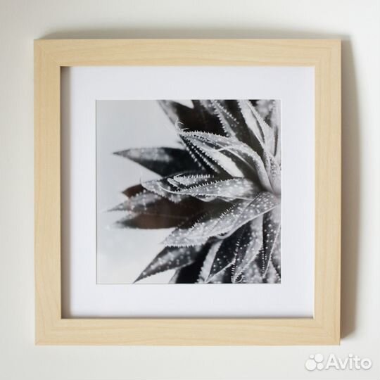 Картина постер черно-белая