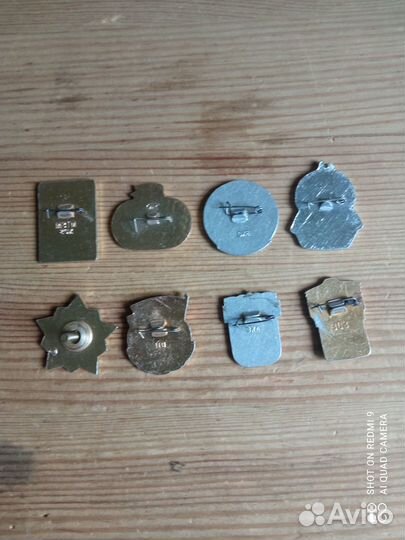 Значки юм влксм об.труд 8 штук