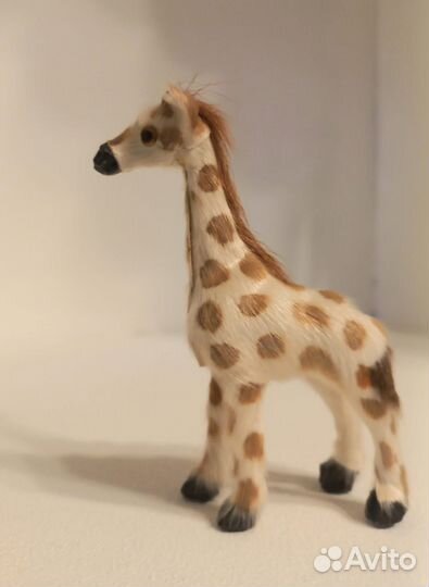 Фигурки животных из натурального меха