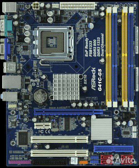 Материнская плата 775 Asrock G41C-GS Gigabyte AMD