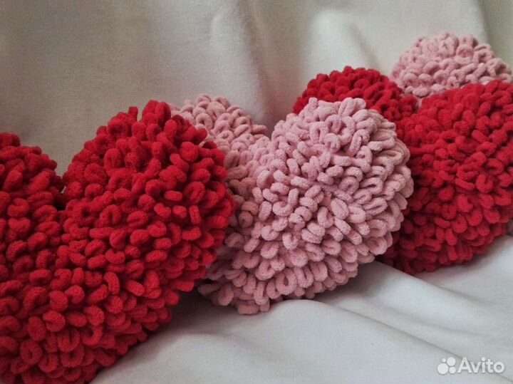 Плюшевая декоративная подушка Сердце