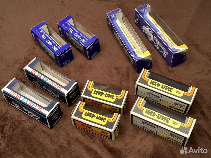 Коробки для грузовых моделей СССР 1:43 ЗИЛ