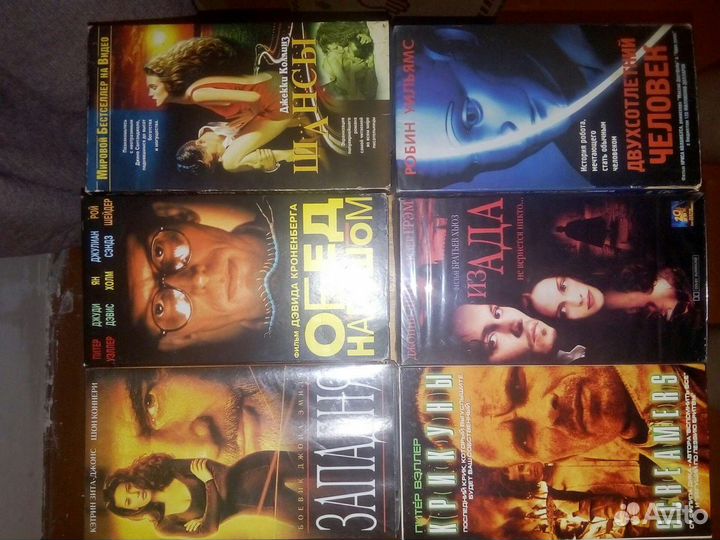 Видеокассеты с фильмами и видеоклипами 22 штуки